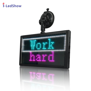 15*26CM P5 RGB Full Color Car LED Sign Display Board 12V wifi Programmable scrolling message Multi-function LED screen for car