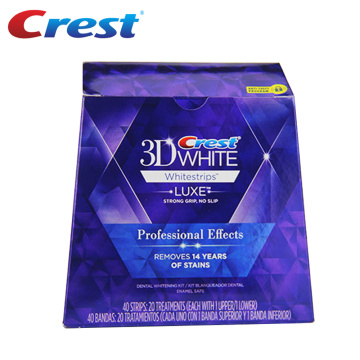 20 Pouch/Box or 10 Pouch/NoBox Crest 3D Whitestrips Professional Effects Teeth Bleaching Gel Oral Hygiene Teeth Whitening Strips