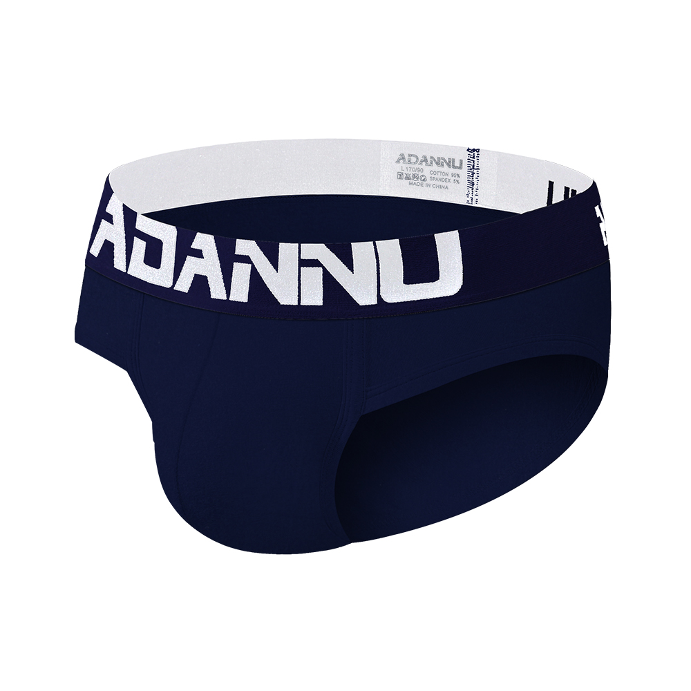 ADANNU Men's Underwear Men Sexy Briefs Jockstrap Pouch Cuecas Man Cotton Panties Thongs Mesh Underpants Gay Slip Homme Srting