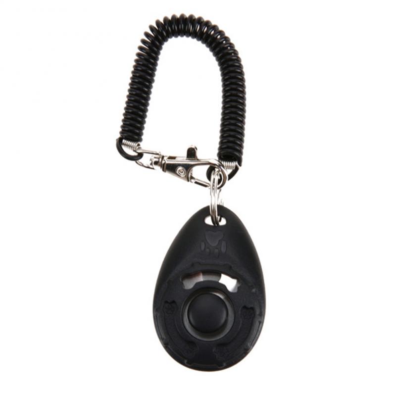 Cute Shape Dog Whistle Clicker Pet Dog Trainer Aid Guide With Key Ring Dog Training Whistle Dog Products Pet Supplies
