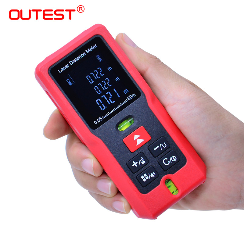 Range Finder OUTEST Digital Laser Distance Meter 40m 60m 80m 100m laser mesure tape Laser Rangefinder Continuous Measuring