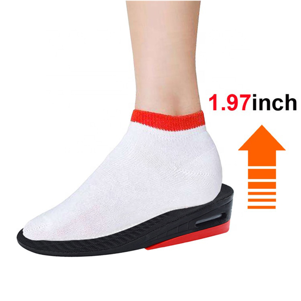 2-layer Height Increase Insole Cushion Heightening Cushion Lift Adjustable Cut Shoe Heel Insert Taller Women Men Foot Pad