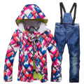 Women Ski Suit Winter Warm Waterproof Windproof Clothes Snow Pants and Jacket Skiing and Snowboarding Suits