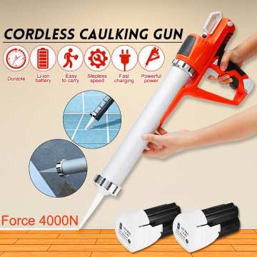 Electric Brushless Cordless Caulking Gun li ion Battery Pointing Brick Grouting Mortar Sprayer Applicator Filling Power Tools