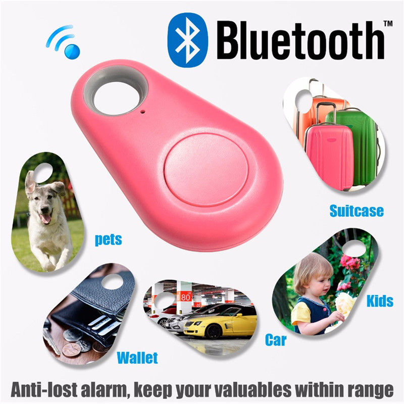 Mini Smart Label Bluetooth 4.0 Loss Tracker Child Elderly Bag Wallet Pet Key Finder GPS Locator Alarm Without Battery