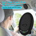 Car Bluetooth 5.0 Handsfree Car Kit Sun Visor Clip Wireless Audio Receiver Speakerphone Loud Speaker Music Player Speaker Phone