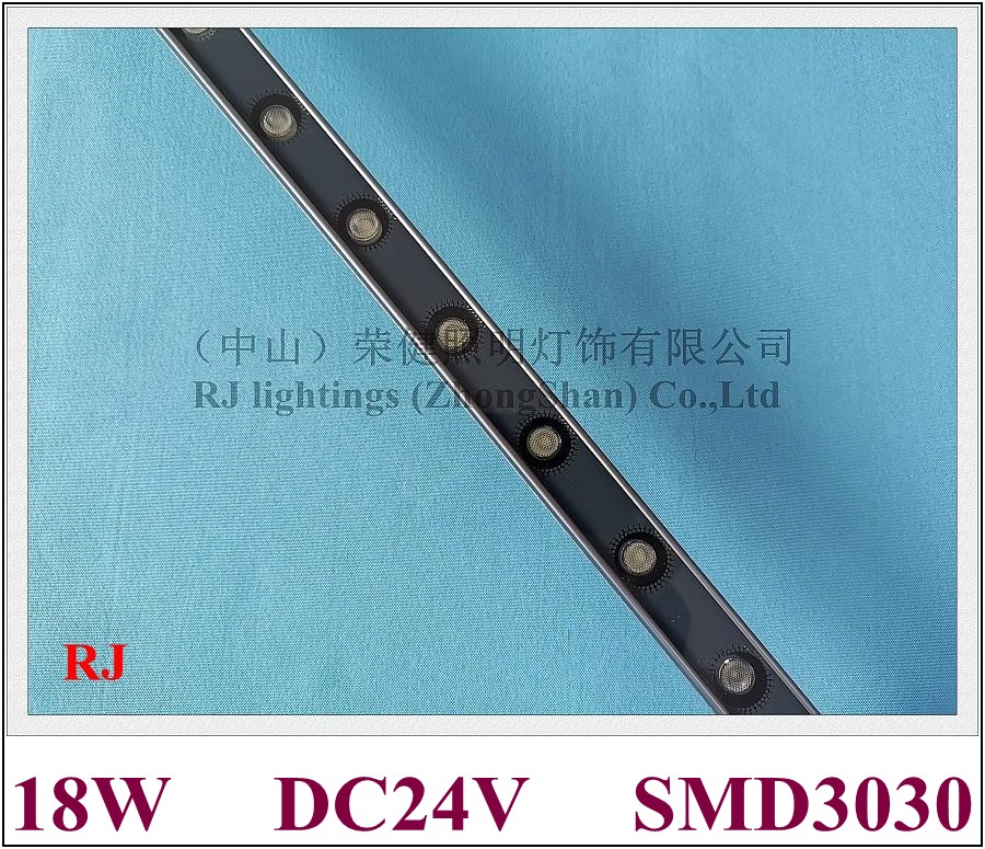 LED wall washer SMD 3030 wash wall LED advertising light lamp DC24V aluminum SMD3030 18 LED 18W 1800lm IP65 1000mm*30mm*20mm
