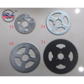 44 54 64 74 Tooth 44T 54T 64T 74T T8F 35MM Rear Sprocket Mini Moto ATV Quad Dirt Pit Pocket Bike Cross 47cc 49cc Parts