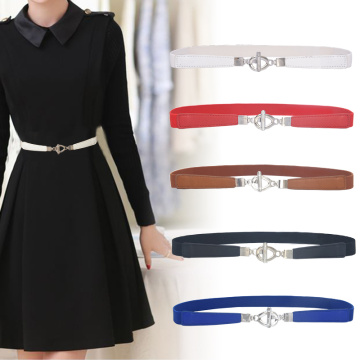 PU Leather Elastic Wide Belt for Women Stretch Thick Waist Belt for Dress Fashion Stretch women belts plus size