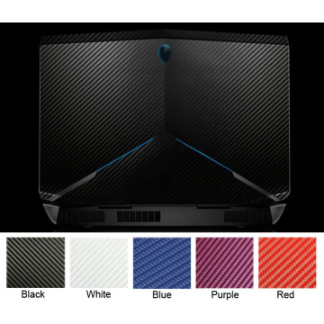 KH Laptop Carbon fiber Leather Sticker Skin Cover Protector for Alienware 15 M15X R2 ANW15 AW15R2 15.6-inch 2015 release