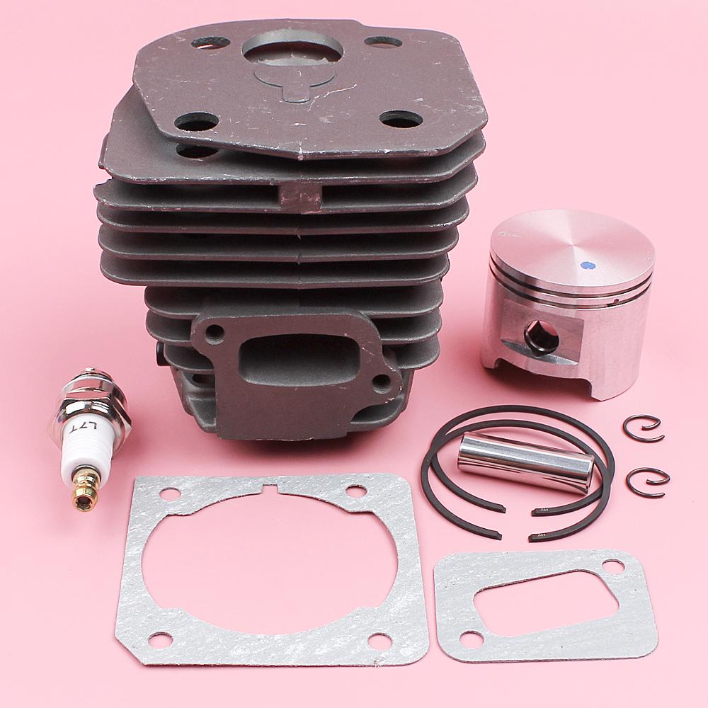 45mm Cylinder Piston Ring Muffler Gasket Kit For Jonsered CS2141 CS2145 CS2149 CS2150 CS2152 CS2153 Chainsaw w Spark Plug