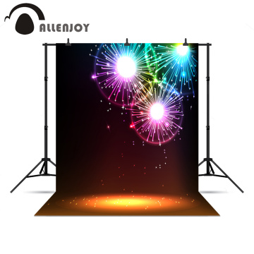 Allenjoy photophone 2020 New Year's fireworks and salutes firecrackers winter photography backdrop photo studio background