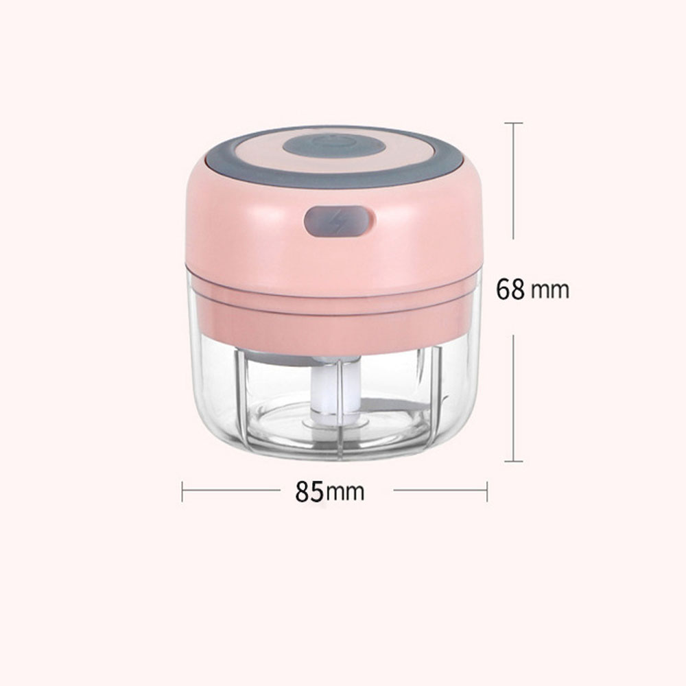 Electric Garlic Masher Sturdy Durable Multifunction Mini Crusher Chopper Home USB Charging Kitchen Vegetable Meat Ginger Crushed