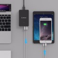ORICO 4 Port Desktop Charger Adapter 5V 2.4A 15W Quick Charging USB Travel Charger for iPhone Samsung Xiaomi Huawei