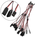 10Pcs 150mm Y Style RC Extension Servo Wire Lead Cord Cable For JR Futaba 15cm G08 Whosale&DropShip