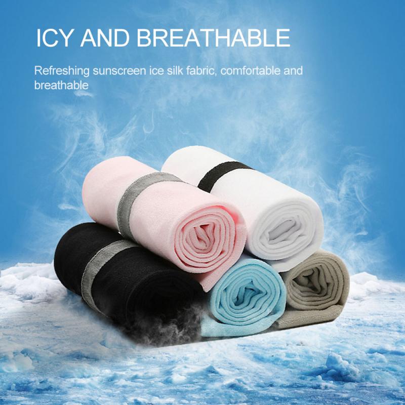 Summer Men Women Outdoor Cycling Driving UV Protection Arm Warmer Ice Cuff Sleeves Ice Silk Sunscreen Sleeve