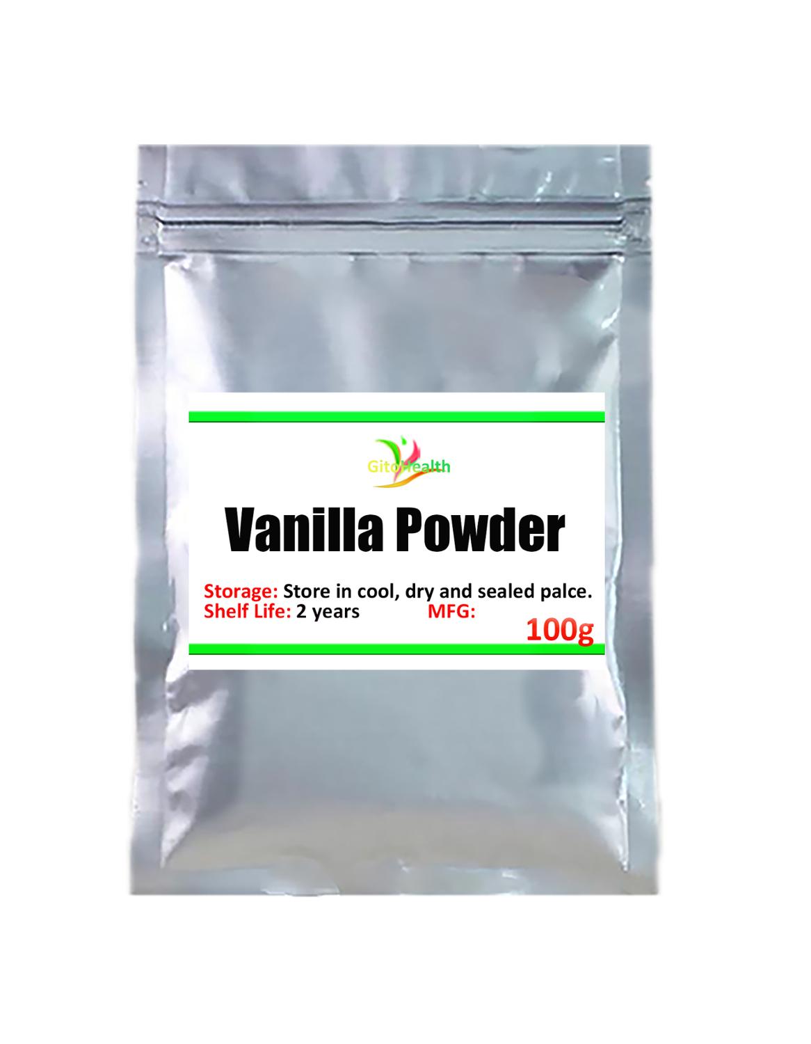 50g-1000g, 99% natural vanilla powder, vanilla bean extract powder, baking materials, free delivery