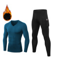 Thermal Underwear For Men Winter Quick Drying Men's Thermo Clothes Long Johns Sets Compression Fleece sweat Underwear