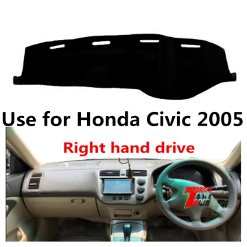 Taijs right hand drive car dashboard cover for HONDA CIVIC 2004-2005 old car model dacron fiber productive goods import pad