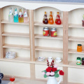 1/12 Dollhouse Miniature Bookcase Display Shelf Modern Style Doll House Furniture Toys