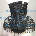 Black Sexy Crystal beads Bodysuit Dress Stage Performance Bling Dresses Dance Wear Nightclub Shining Costume Outfit