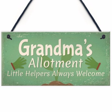 Meijiafei Garden Sign Grandma's Allotment Shed SummerHouse Hanging Plaque Nan Nanny Signs For Her 10