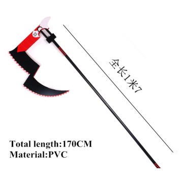 TOP QUALITY! Anime Tokyo Ghoul JUZO SUZUYA / REI Big Black Sickle Weapon Cosplay Props for Halloween Party Carnival Event