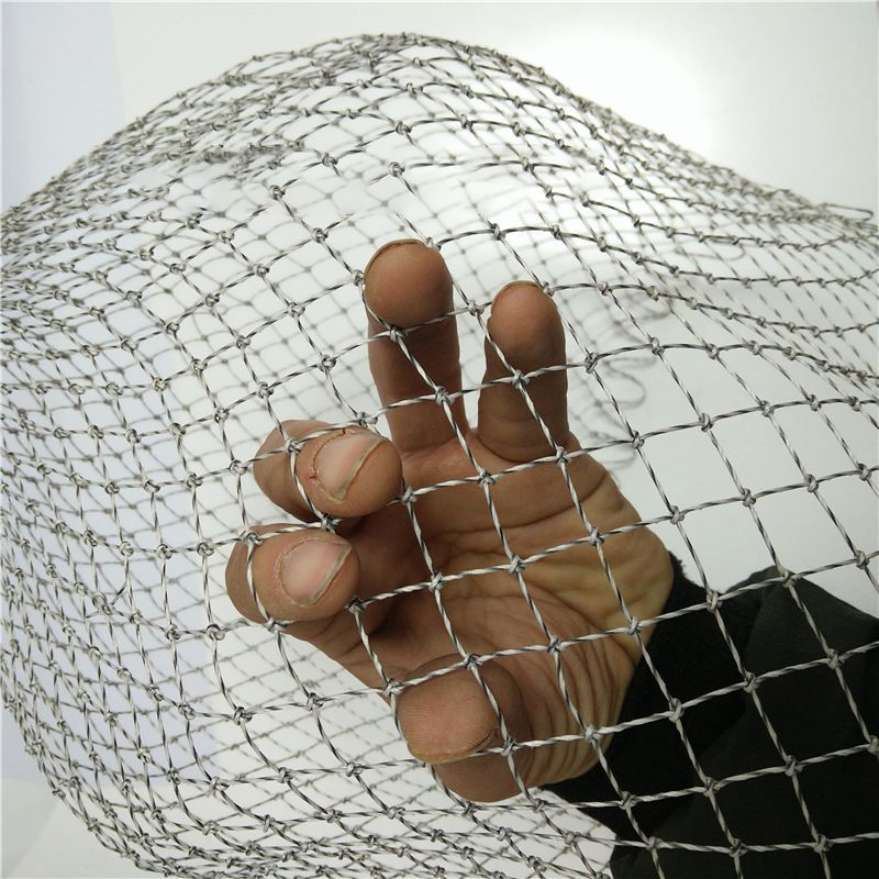 hand-Woven Fishnets Nylon Fishing Nets Fishing Tackle Collapsible Rhombus Mesh Hole Folding Dip Net 35cm 40cm 50cm Depth