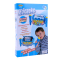 iTECHOR Children Karaoke Song Machine Microphone Stand & Lights Toy Karaoke Players Home Audio & Video- Blue