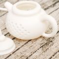 Teapot-Shape Tea Infuser Strainer Silicone Tea Bag Leaf Filter Diffuser Helpful Filter Diffuser Fun Tea Accessories Kitchen Tool