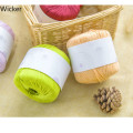 #3 Rainbow Color Lace Yarn 100% Cotton 40 G/skein 8-ply Twist Cotton Lace for Hand Crocheting Cushion Shawl Handicraft Toys