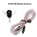 3.2m FM Antenna Home Indoor FM Radio Receiver Aerial 85-112 MHZ with TV Female Connector Pure Copper FM Dipole Radio Antenna