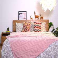 Home Textile Durable Indoor Bedding Fleece Coral Blanket