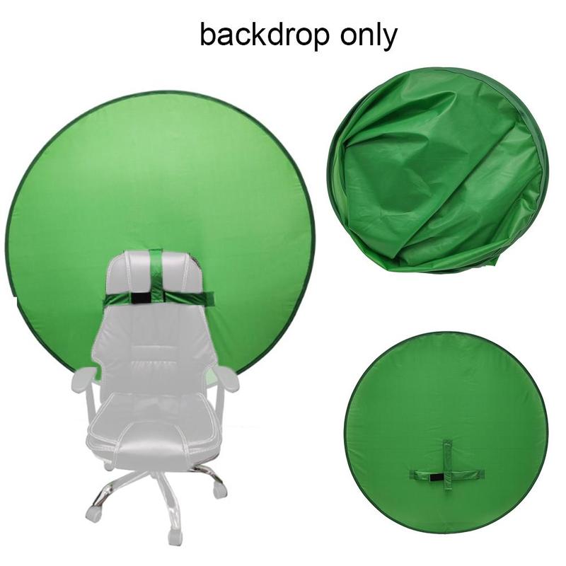 Spot wholesale background board green screen vibrato reflector processing chair set folding order e-sports can open live bl F5O6