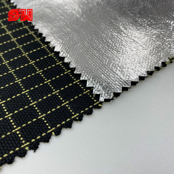 Aramid Grid Carbon-Based Aluminum Foil Coated Fabric