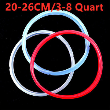 1PC New Silicone Sealing Ring 20-26CM/3-8 Quart For Instant Pot Electric Pressure Cooker Electric Pressure Cooker Sealer Parts