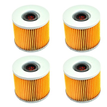 4pc Motorcycle Oil Filter For Suzuki GS250 GSX250 Katana GSX-R250 GSXR250 GS300 GS400 GSF400 Bandit GSX400 X Impulse GSX-R400