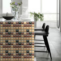 10/20/30 PCS Self-adhesive Bathroom Decor Kitchen Wall 3D Tile Sticker Ceramic Tile Living Room Wall Paper Stickers наклейки