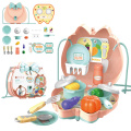 Children Simulation Kitchen Tableware Makeup Jewelry Candy Handbag Medical Tools Princess Makeup Play House Toys Girl Gifts