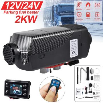 2KW Air Diesel Heater 12/24V Car Heater Remote Control Great Switch Parking Heater Equipped With LCD Display For Forklift Truck