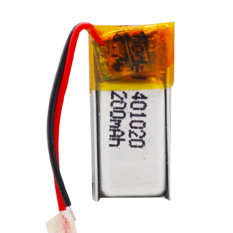3.7v 200mah 401020 Lithium polymer Li-po Rechargeable Battery For Toys Cars Bluetooth speaker Bluetooth headset digital products