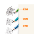 6 pcs Professional Sketching Charcoal Pencil N-2801 Drawing Carbon Pen Soft Medium Hard Manga Painting Supplies