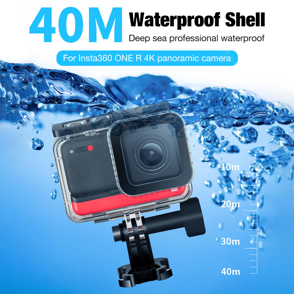 For Insta360 ONE R Dive Case 4K Wide Angle /Dual-Lens 360 Mod Diving Protective Waterproof Box For Insta 360 R Accessories