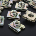 20Pcs Metal Spring U-Type Plate Nut Speed Clips M6 for Car Panel Defense Automotive Car Fasteners Parts