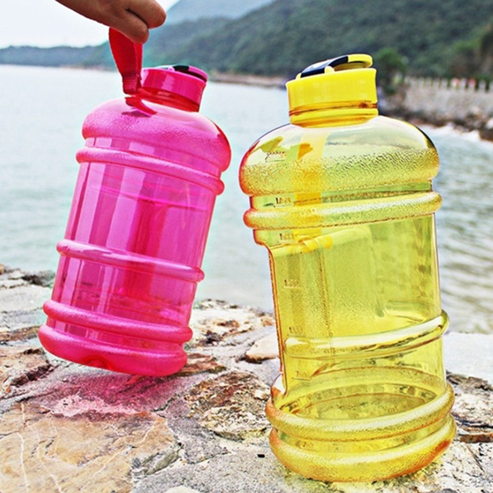 2.2L Large Capacity Water Bottle Portable Outdoor Travel BPA Free Water Bottle Gym Fitness Water Pots Drinking Kettle Drinkware