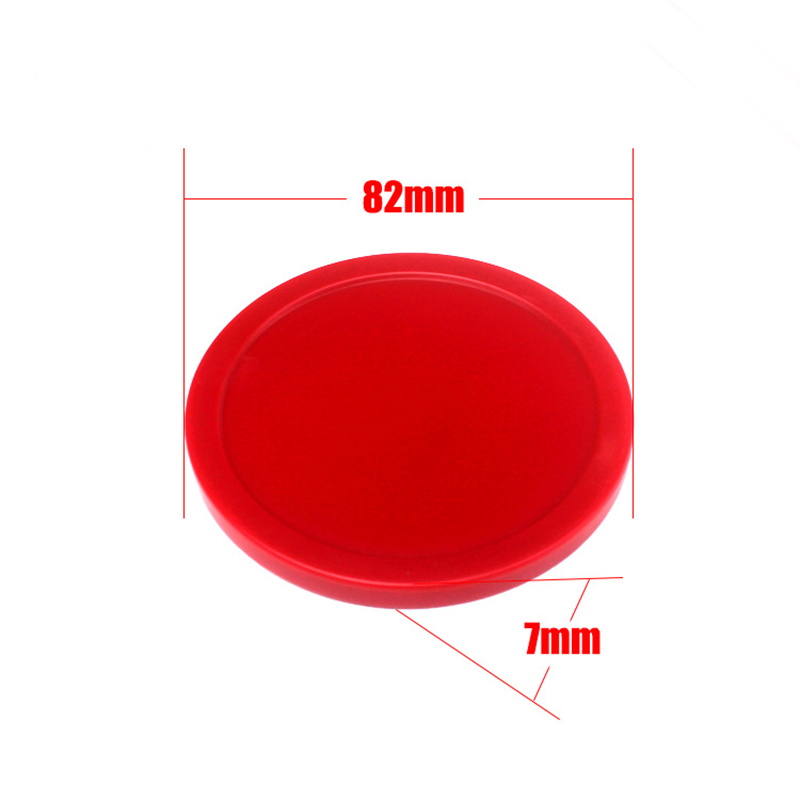 10Pcs/lot 82mm 63mm Air Hockey Pucks Red Children Table Mini Ice Hockey Disk Air Suspension Accessories Game Ball Sport Tools