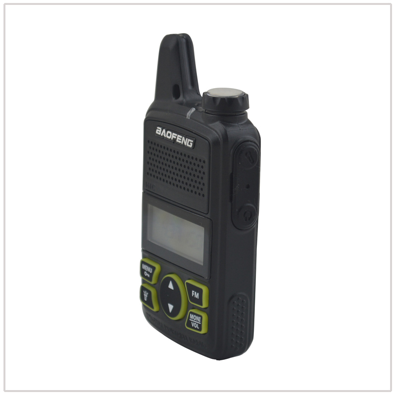 2pcs x baofeng Mini Walkie Talkie BF-T1 UHF 400-470MHz 1W 20CH Small Mini Portable Ham FM Two-way Radio With Earpiece