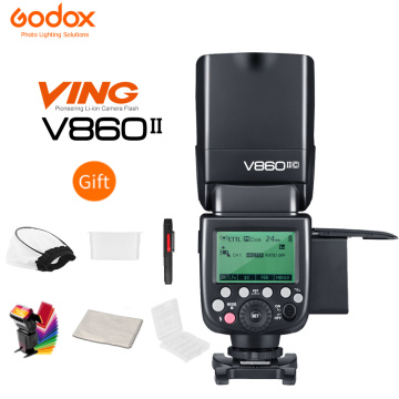 Godox V860 II V860II-S V860II-C 860II-N Speedlite Li-ion Battery Fast HSS Flash For Sony A7 A7S A7R for Nikon Canon Olympus Fuji