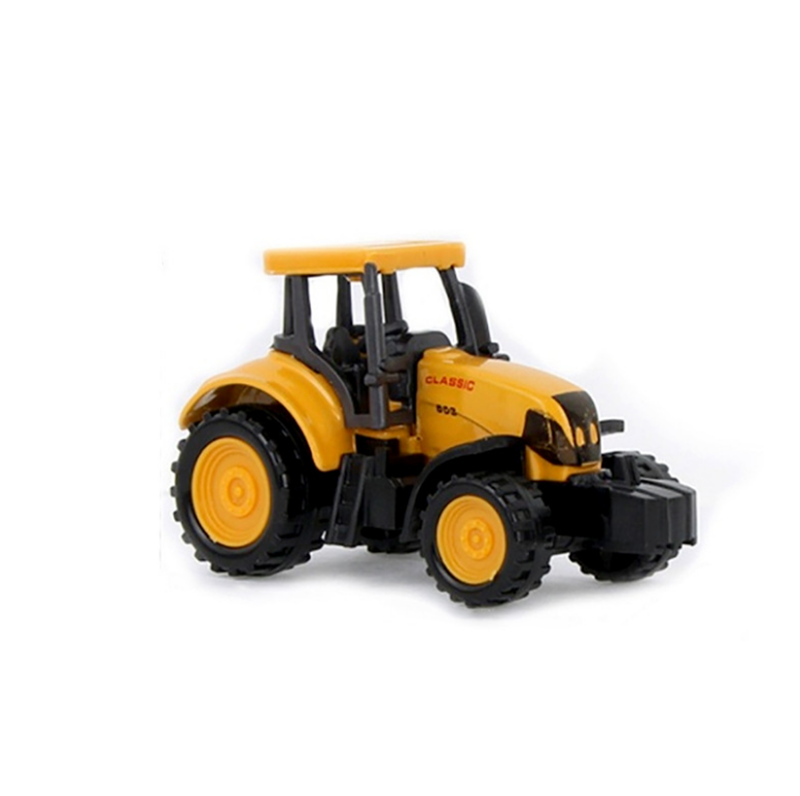 4 Styles Mini Mini Alloy Engineering Car Tractor Toy Dump Truck Model Classic Toy Cars for Children Boy Gift