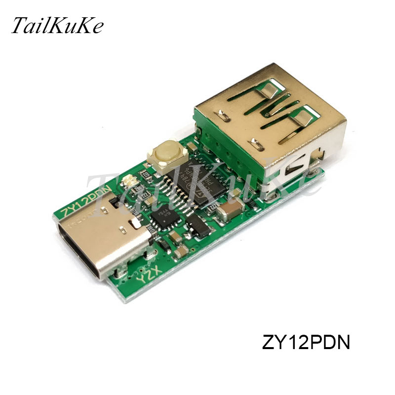 ZY12PDS Type-C USB-C PD2.0 3.0 Turn DC USB Deception Fast Charging Trigger Polling Detector